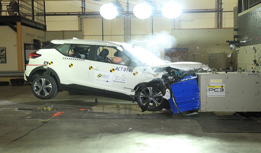 Nissan Kicks trong thử nghiệm an toàn của ASEAN NCAP