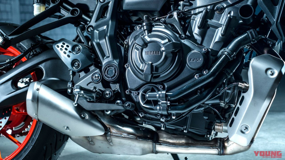 Khối động cơ CP2 270 độ trên Yamaha MT-07 2021