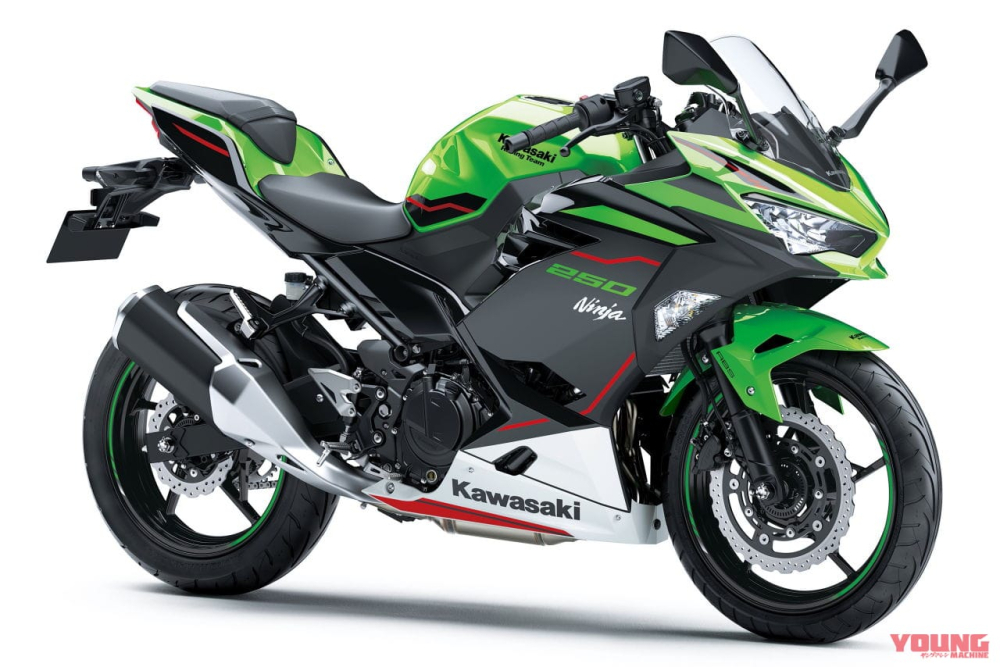 Màu xanh KRT trên Kawasaki Ninja 250 2021