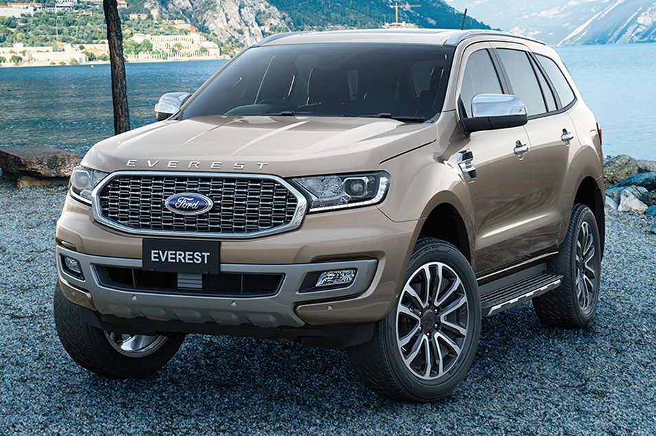 Ford Everest 2021 có lưới tản nhiệt mới