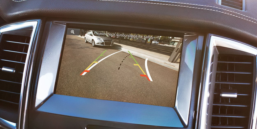 Camera lùi của Ford Everest 2021