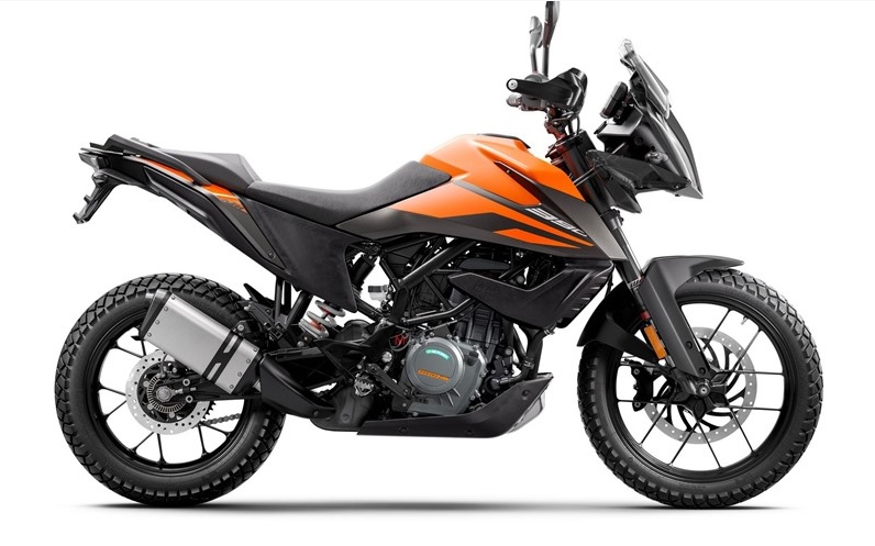KTM 250 Adventure sở hữu hệ thống treo, vành và phanh tương tự như 390 Adventure