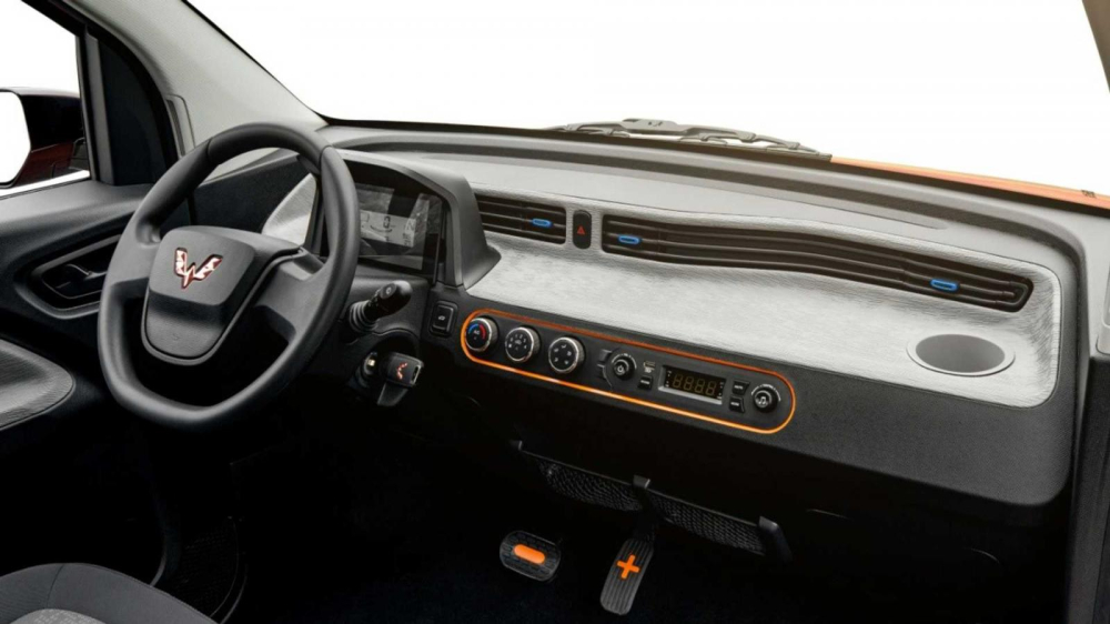 Nội thất bên trong Wuling Hongguang Mini EV