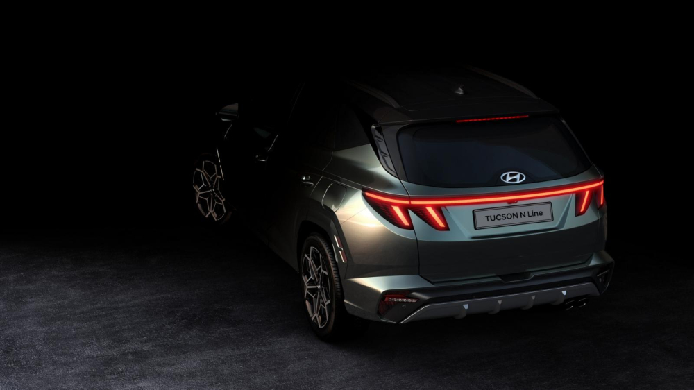 Thiết kế đằng sau của Hyundai Tucson N Line