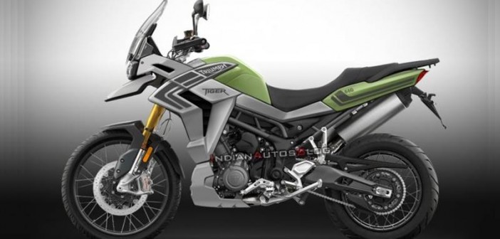 Hình ảnh được cho là mẫu Adventure tầm trung Triumph Tiger 660