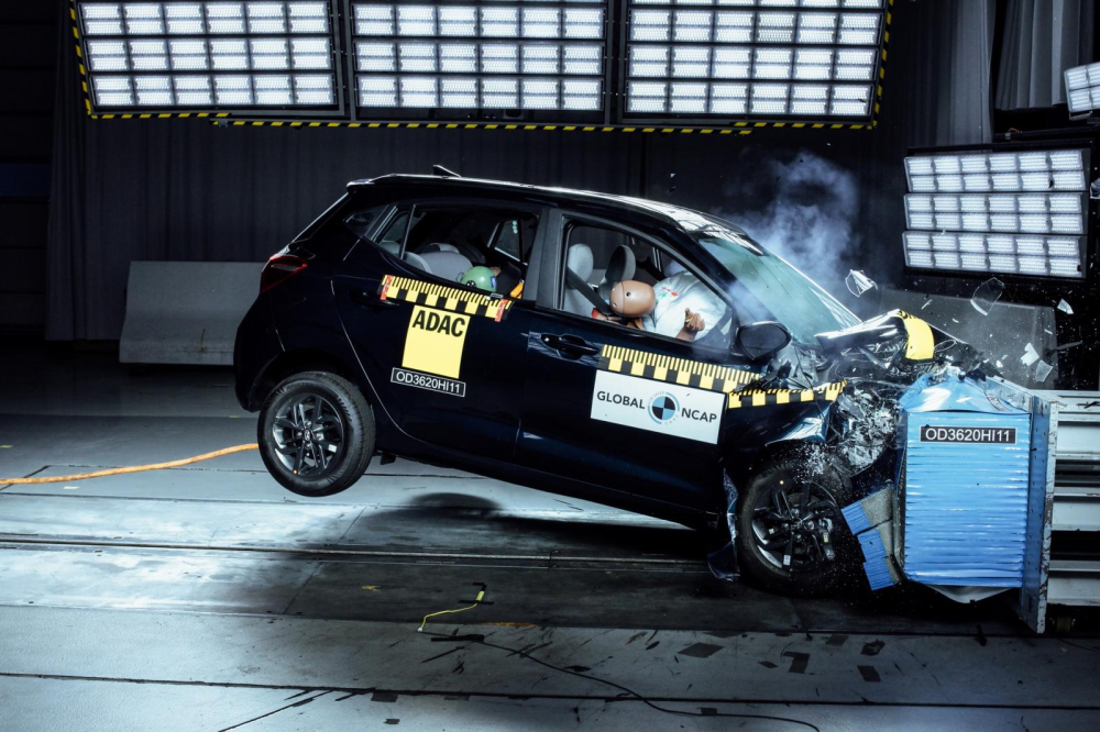 Hyundai Grand i10 Nios trong thử nghiệm an to&agrave;n của Global NCAP