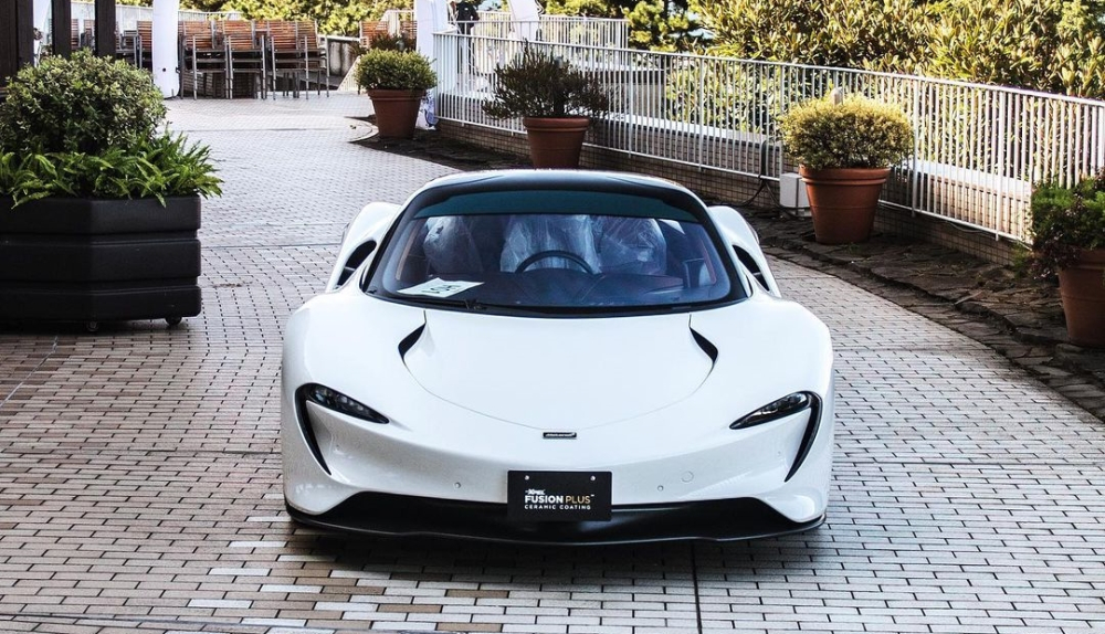 Hình ảnh siêu xe McLaren Speedtail lúc mới đến Nhật Bản