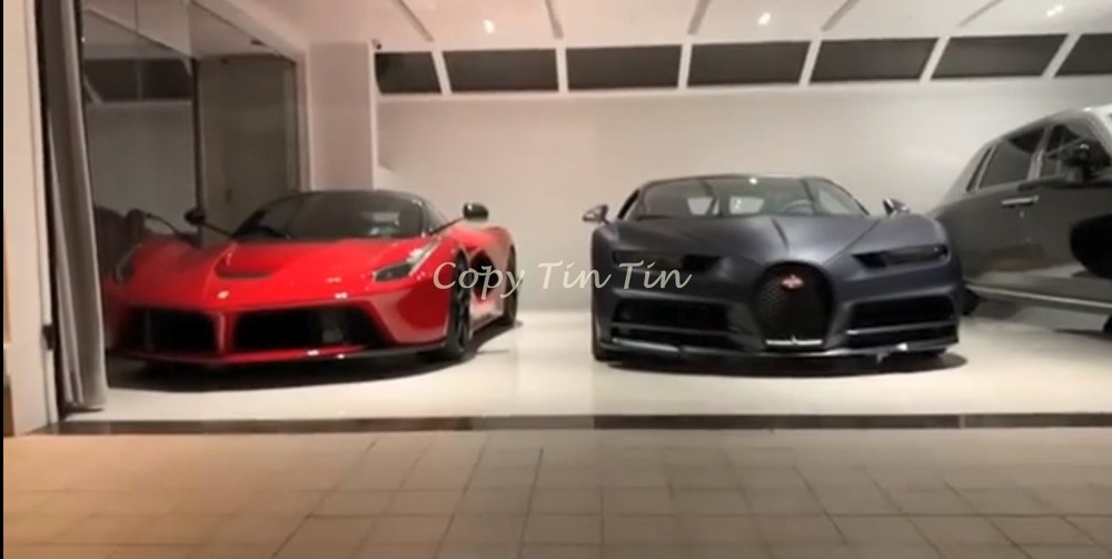 Ferrari LaFerrari v&agrave; Bugatti Chiron Sport 110 Ans Edition của đại gia Campuchia