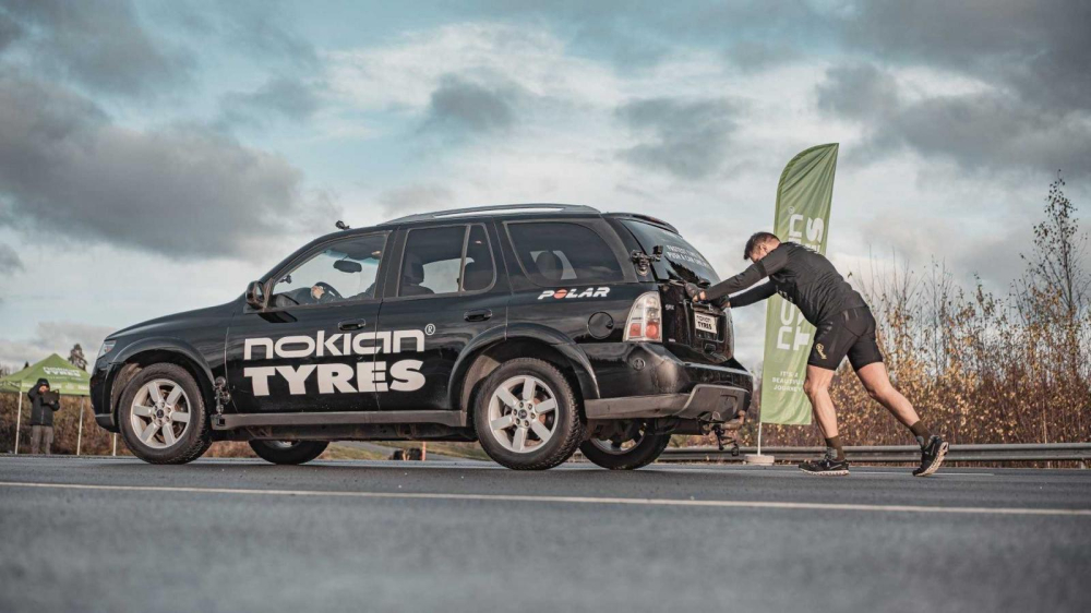 Chiếc SUV có trang bị bộ lốp Nokian Tyres với lực cản lăn cực thấp