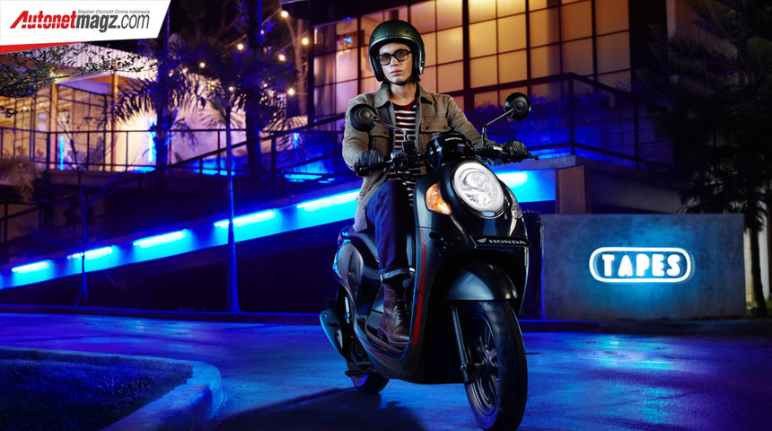 Honda Scoopy 2021 có đèn pha LED mới