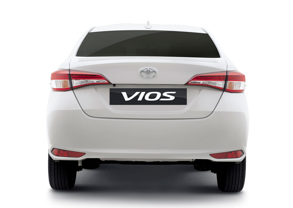 Thiết kế đằng sau của Toyota Vios 2020 kh&ocirc;ng thay đổi