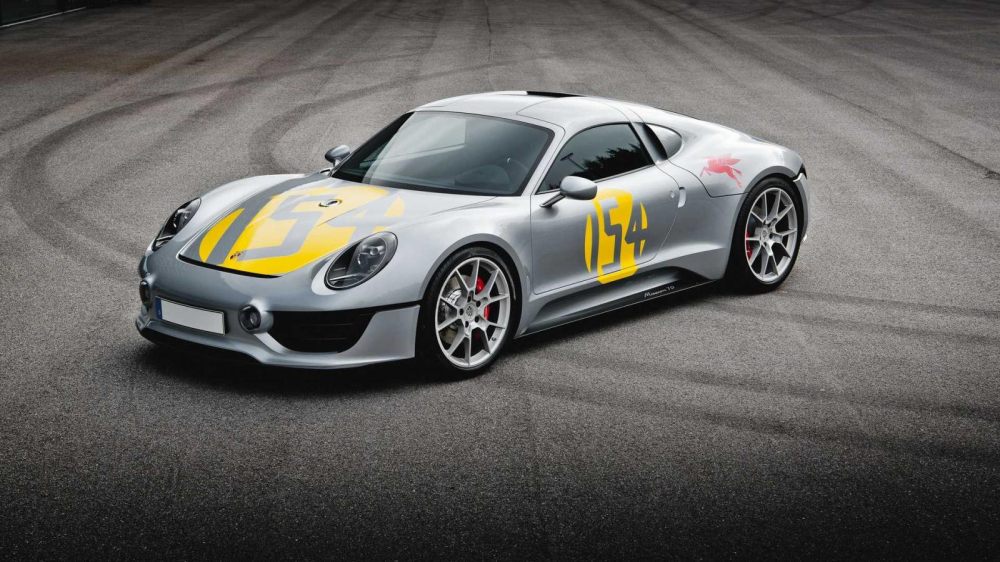 Phía trước của Porsche Le Mans Living Legend
