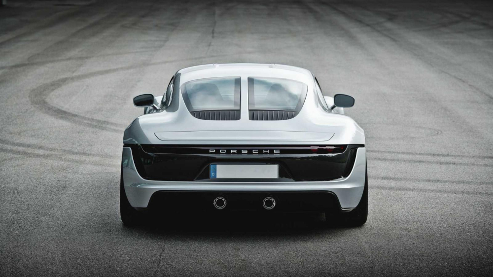 Trực diện đuôi xe Porsche Le Mans Living Legend