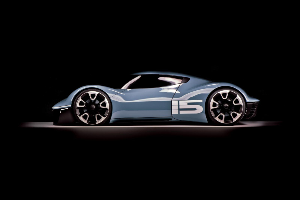 Bên sườn của Porsche Vision 916 Bên sườn của Porsche Vision 916