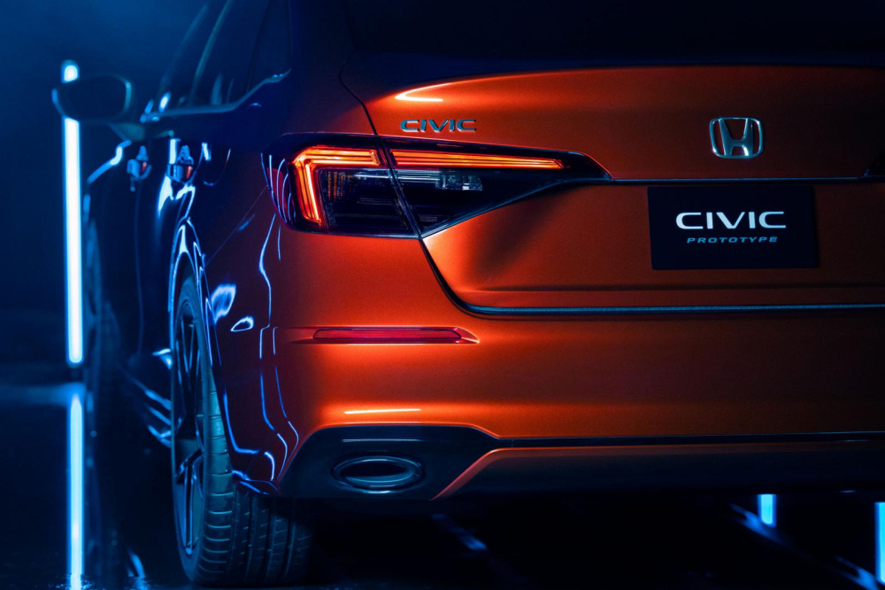 Cụm đèn hậu của Honda Civic mới khá giống xe Audi