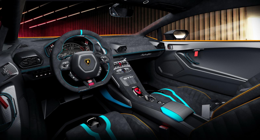 To&agrave;n bộ nội thất si&ecirc;u xe Lamborghini Huracan STO