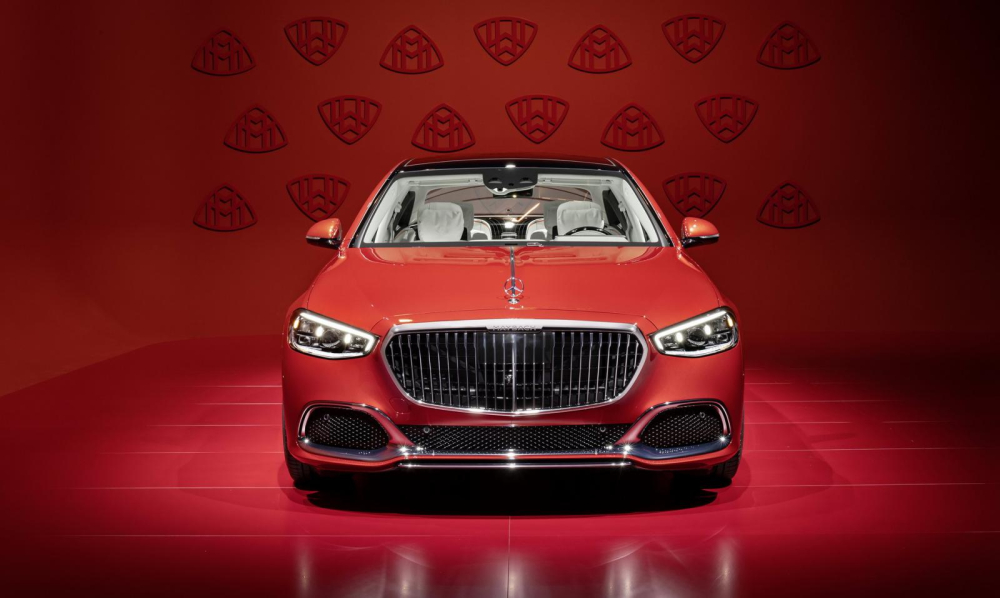 Cận cảnh đầu xe của Mercedes-Maybach S-Class 2021