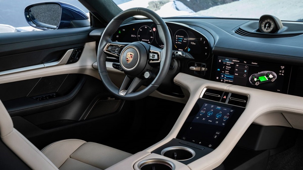 Nội thất bên trong Porsche Taycan Nội thất bên trong Porsche Taycan