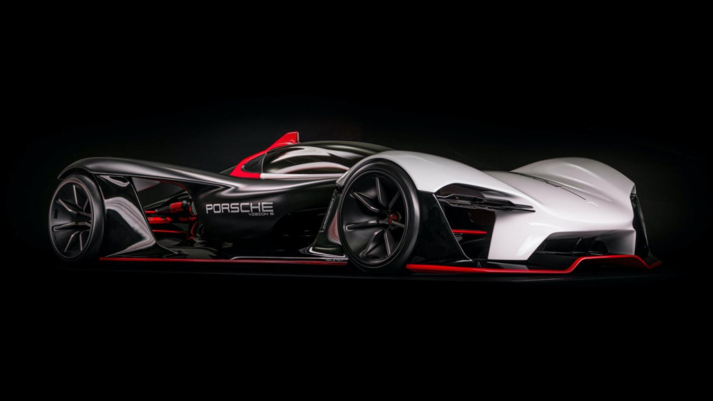 Phía trước của Porsche Vision E Phía trước của Porsche Vision E
