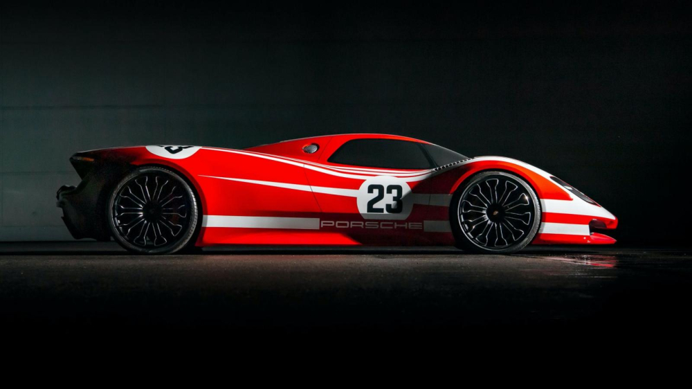 Phía bên sườn của Porsche 917 Living Legend Phía bên sườn của Porsche 917 Living Legend