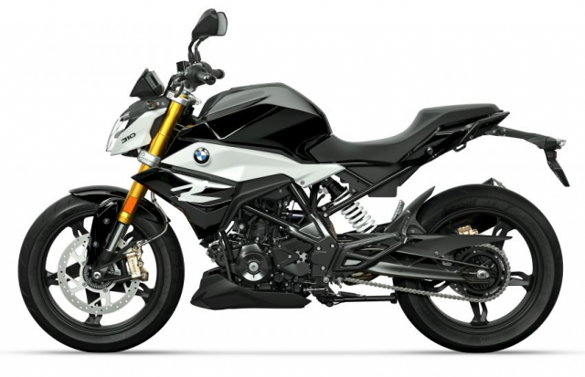 Màu đen mới trên BMW G310R 2021