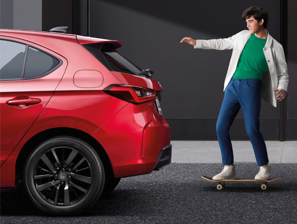 Thiết kế đuôi xe của Honda City Hatchback 2021