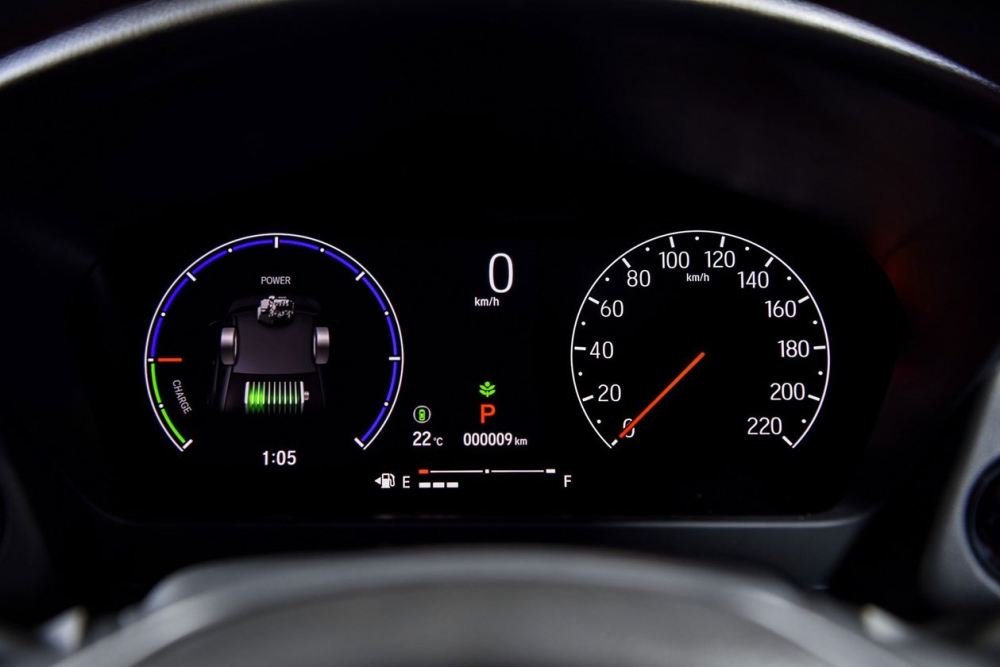 Bảng đồng hồ của Honda City e:HEV RS 2021