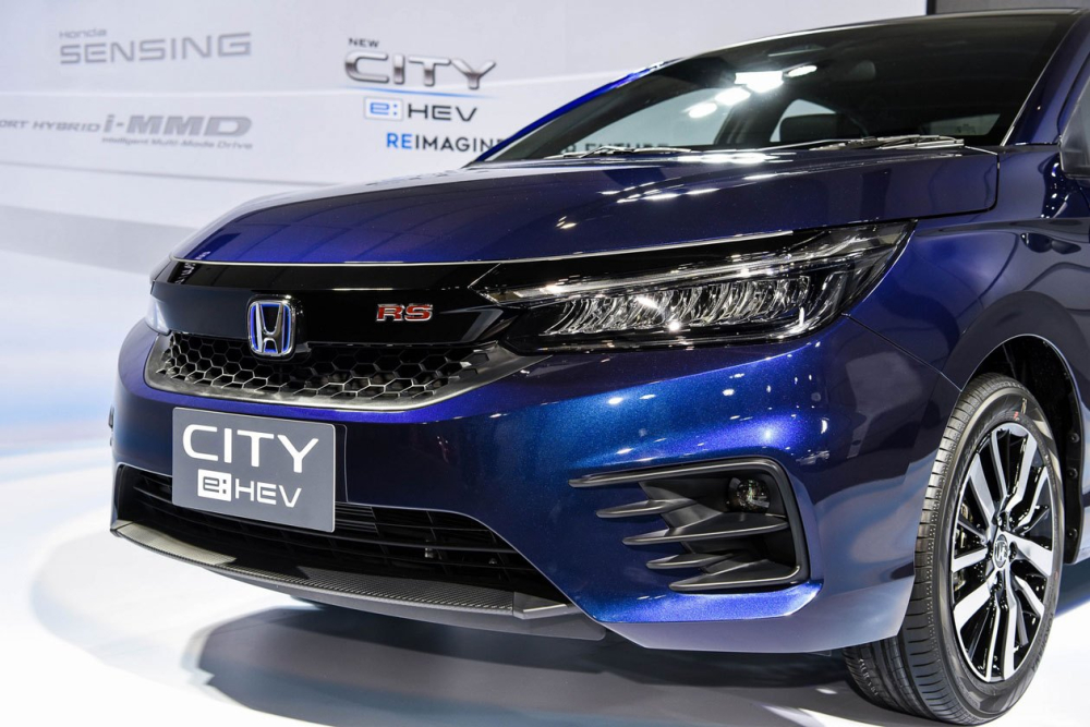 Đầu xe của Honda City e:HEV RS 2021