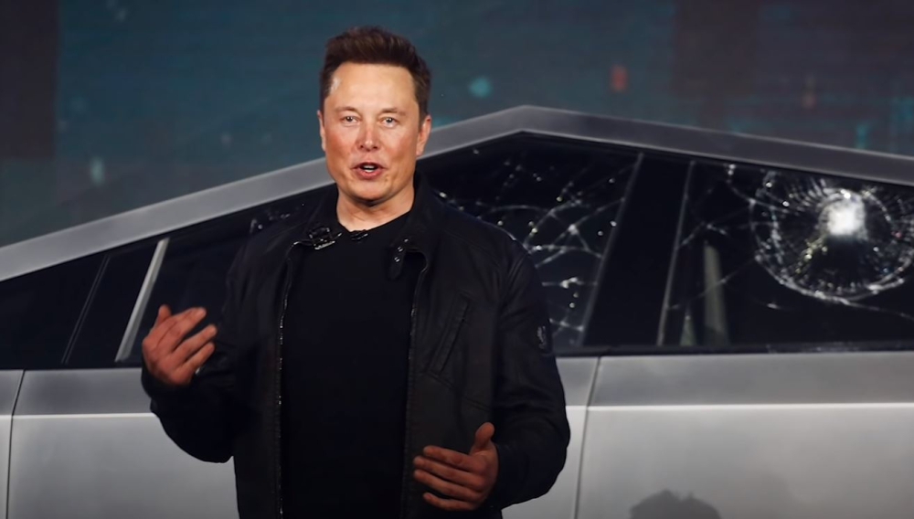 Hình ảnh Elon Musk tại sự kiện ra mắt Tesla Cybertruck hồi cuối năm 2019