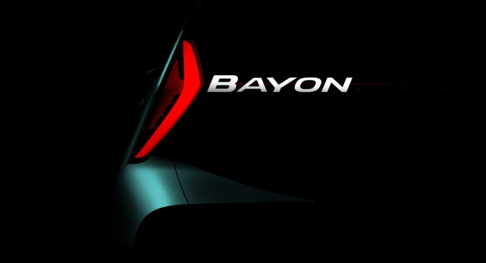 H&igrave;nh ảnh teaser h&eacute; lộ thiết kế đ&egrave;n hậu v&agrave; t&ecirc;n của mẫu SUV cỡ B mới Hyundai Bayon
