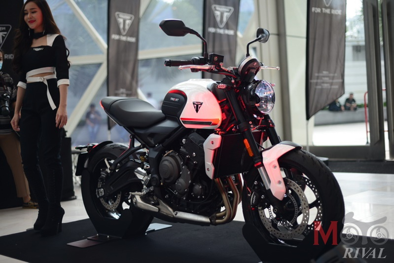 Chiếc xe ho&agrave;n to&agrave;n mới c&oacute; mặt tại showroom Triumph Th&aacute;i Lan