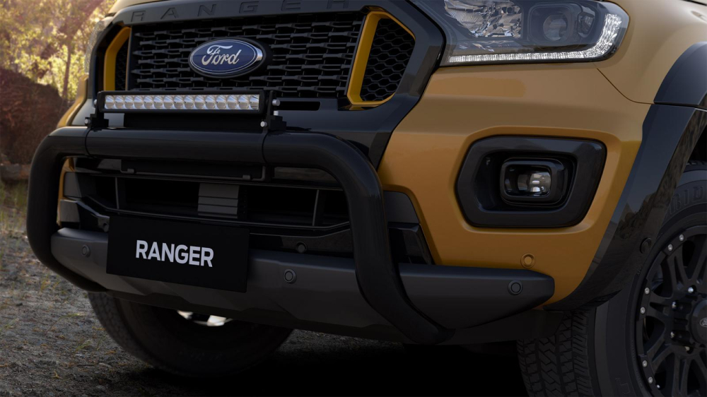 Cận cảnh đầu xe của Ford Ranger Wildtrak X 2021