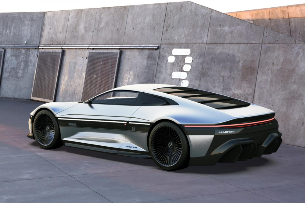 Phía sau của DeLorean DMC-12 2020 theo thiết kế của Angel Guerra Phía sau của DeLorean DMC-12 2020 theo thiết kế của Angel Guerra