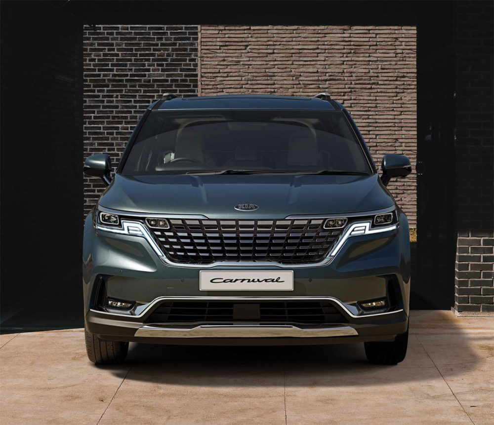 Cận cảnh thiết kế đầu xe của Kia Sedona 2021