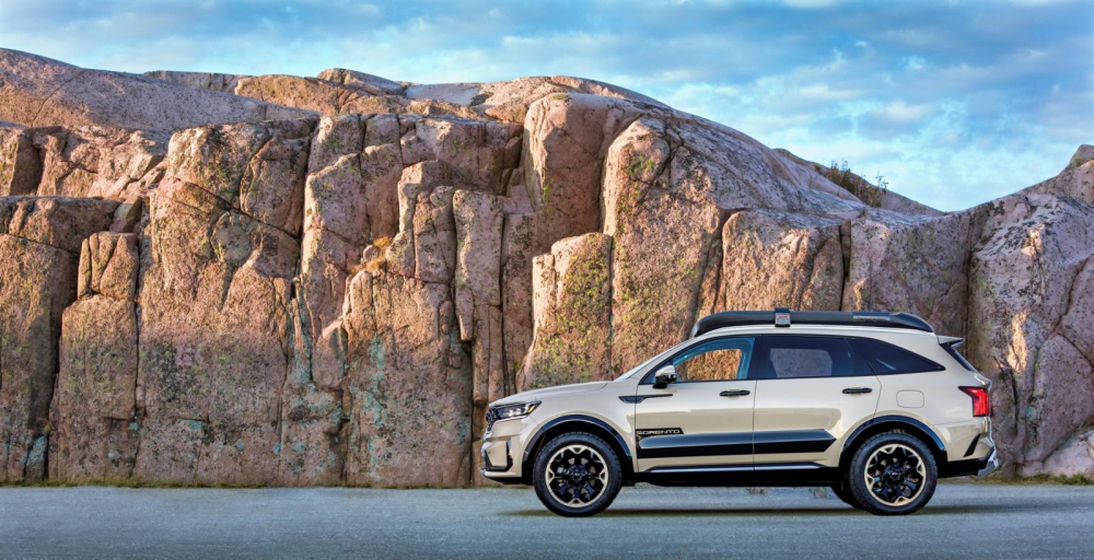 Kia Sorento Zio và Yosemite có gầm cao 211 mm Kia Sorento Zio và Yosemite có gầm cao 211 mm