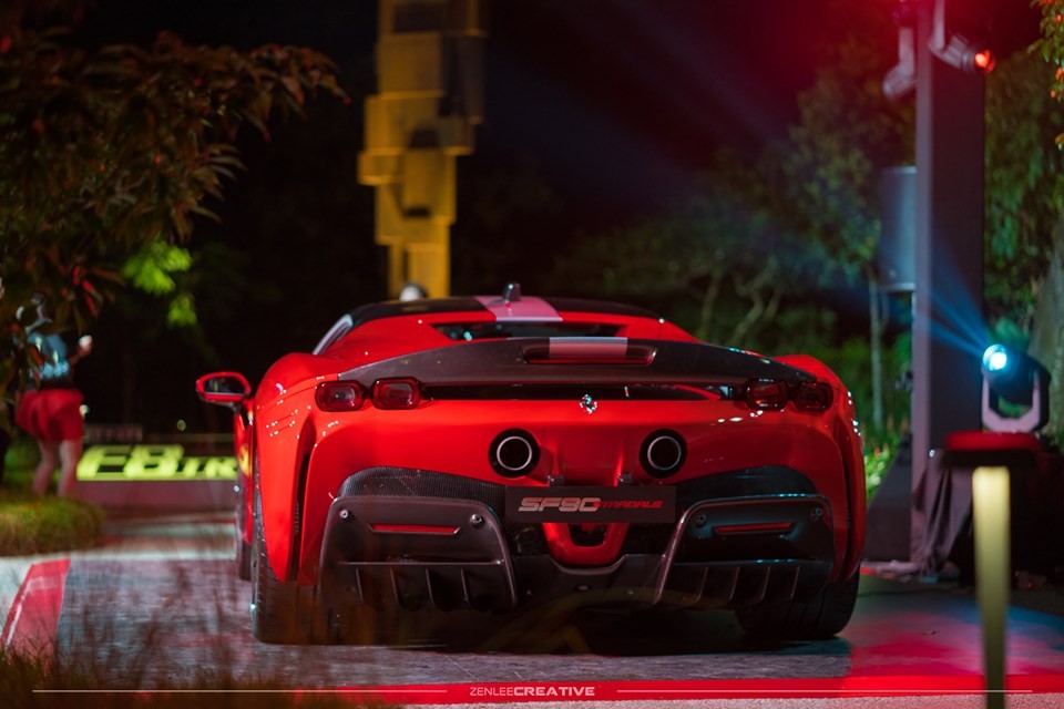Đ&acirc;y l&agrave; thiết kế phần đu&ocirc;i si&ecirc;u xe Ferrari SF90 Stradale