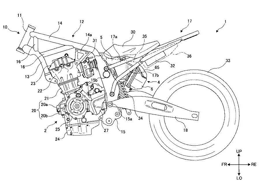 Ảnh bản quyền thiết kế naked bike hạng trung mới