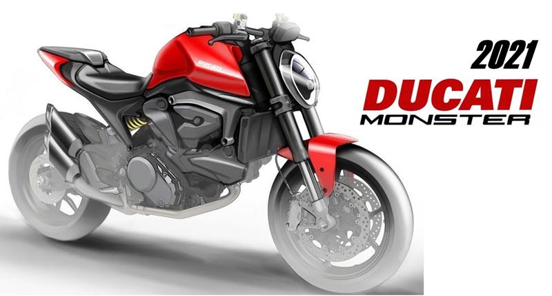 Bản vẽ được h&eacute; lộ trước đ&acirc;y về phi&ecirc;n bản mới của Ducati Monster