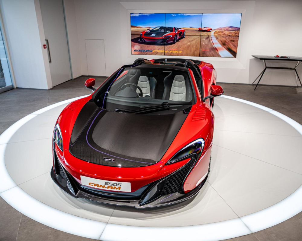 Si&ecirc;u xe mui trần McLaren 650S Spider Can-Am lần đầu được trưng b&agrave;y ở Hồng K&ocirc;ng