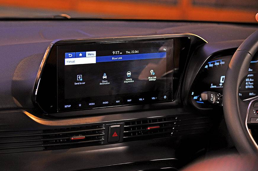 Màn hình thông tin giải trí của Hyundai i20 2021 Màn hình thông tin giải trí của Hyundai i20 2021