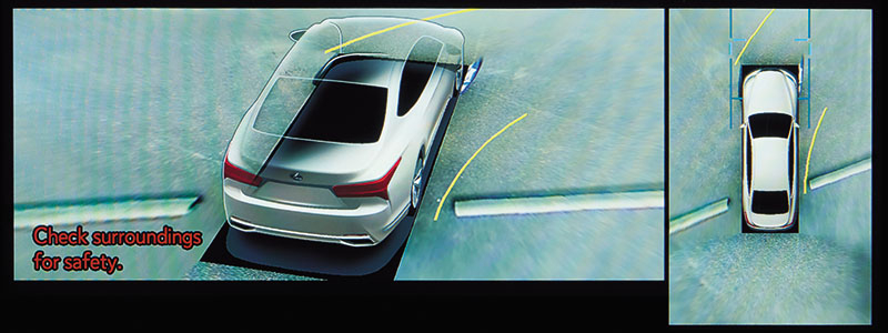 Camera 360 độ của Lexus LS 2021