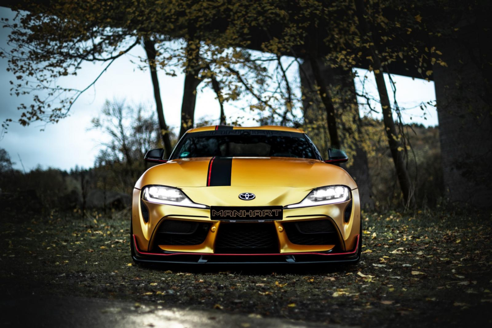 Trực diện đầu xe của Toyota Supra GR 550