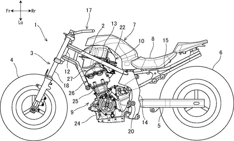 Bản vẽ Suzuki hoàn toàn mới được cho là V-storm 650 2021