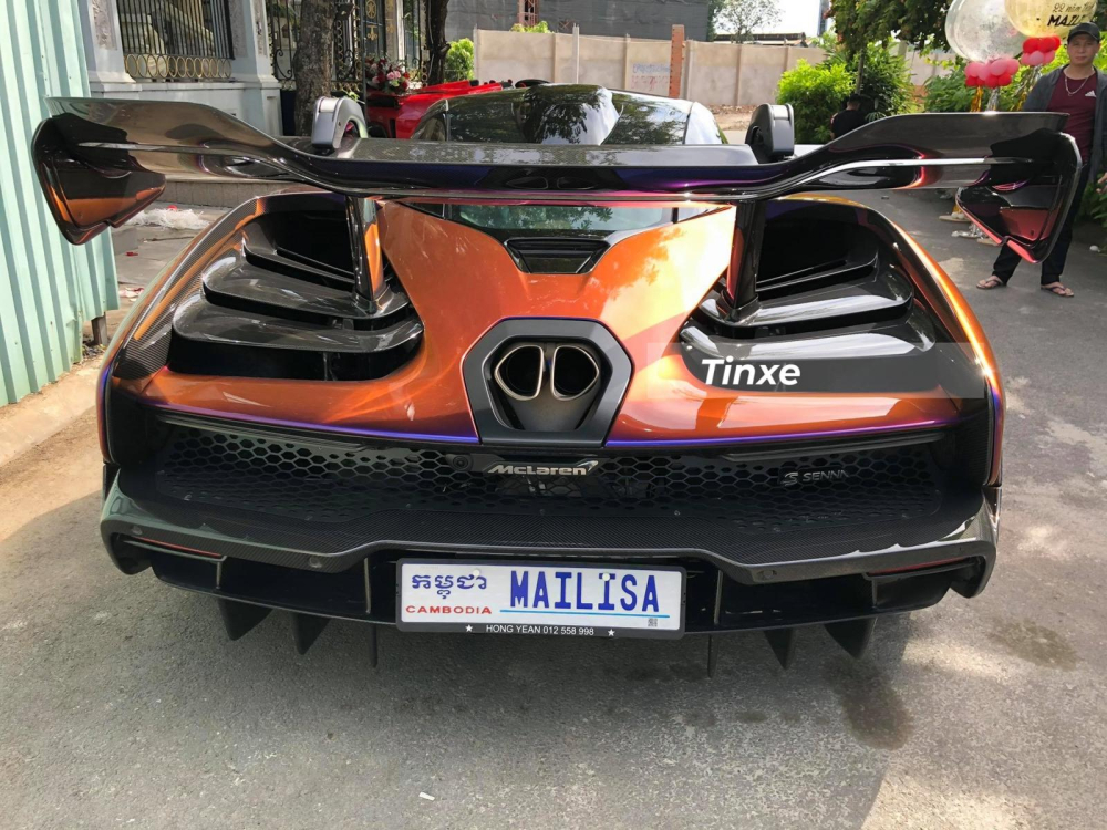 Si&ecirc;u phầm McLaren Senna của doanh nh&acirc;n Ho&agrave;ng Kim Kh&aacute;nh được đồn đo&aacute;n c&oacute; gi&aacute; tr&ecirc;n 50 tỷ đồng