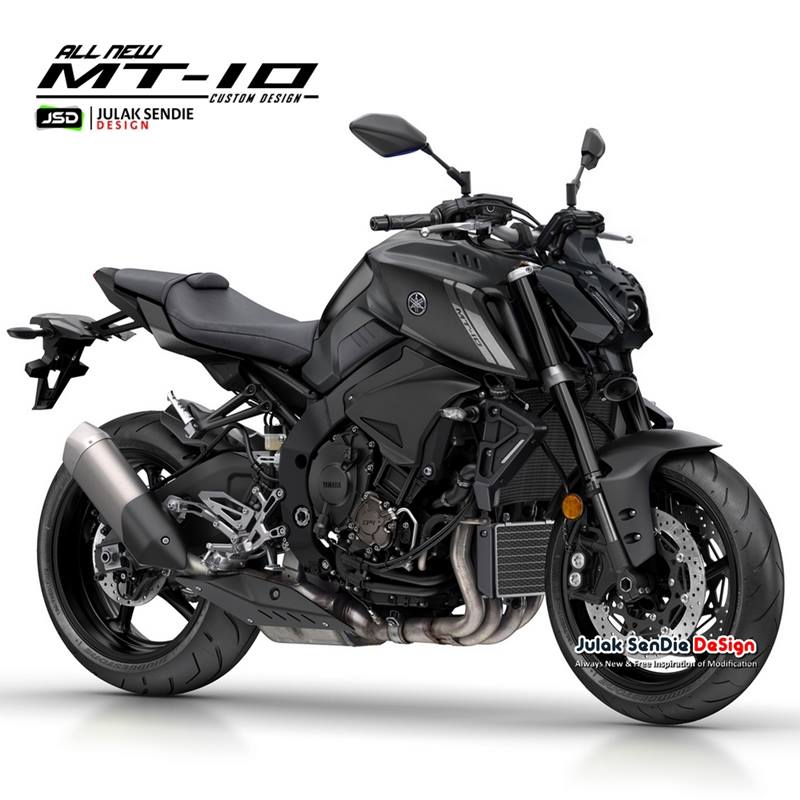 Bản thiết kế được dự đoán là Yamaha MT-10 2021