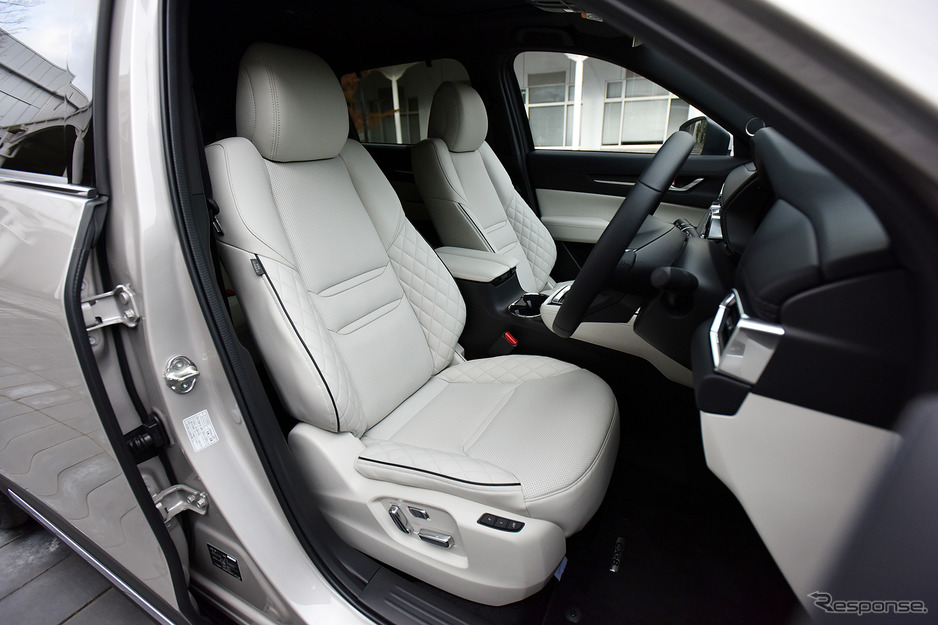 Ghế bọc da Nappa của Mazda CX-8 Exclusive Mode 2021