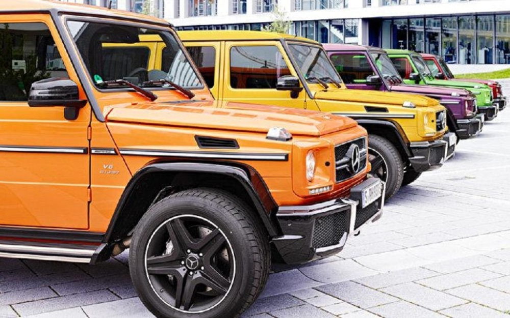 D&agrave;n xe Mercedes-Benz G-Class đủ m&agrave;u sắc