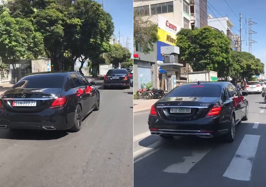 Cặp đ&ocirc;i xe sang, xe si&ecirc;u sang đắt tiền mang biển ngũ qu&yacute;