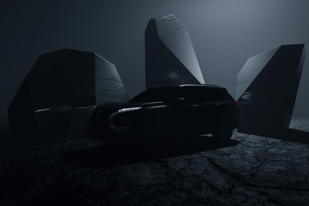 Hình ảnh teaser đầu tiên của Mitsubishi Outlander 2022