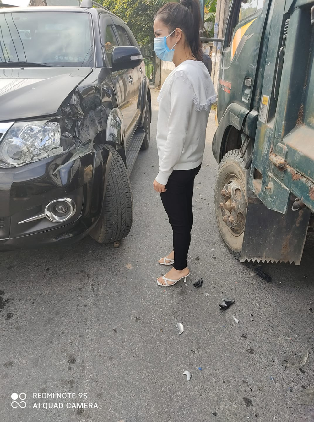 Hiện trường vụ tai nạn tại Th&aacute;i B&igrave;nh